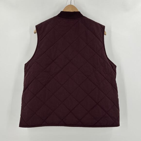 The North Face Cuchillo Vest Women XL Root Brown Sherpa Lined Reversible Zip - Picture 2 of 11